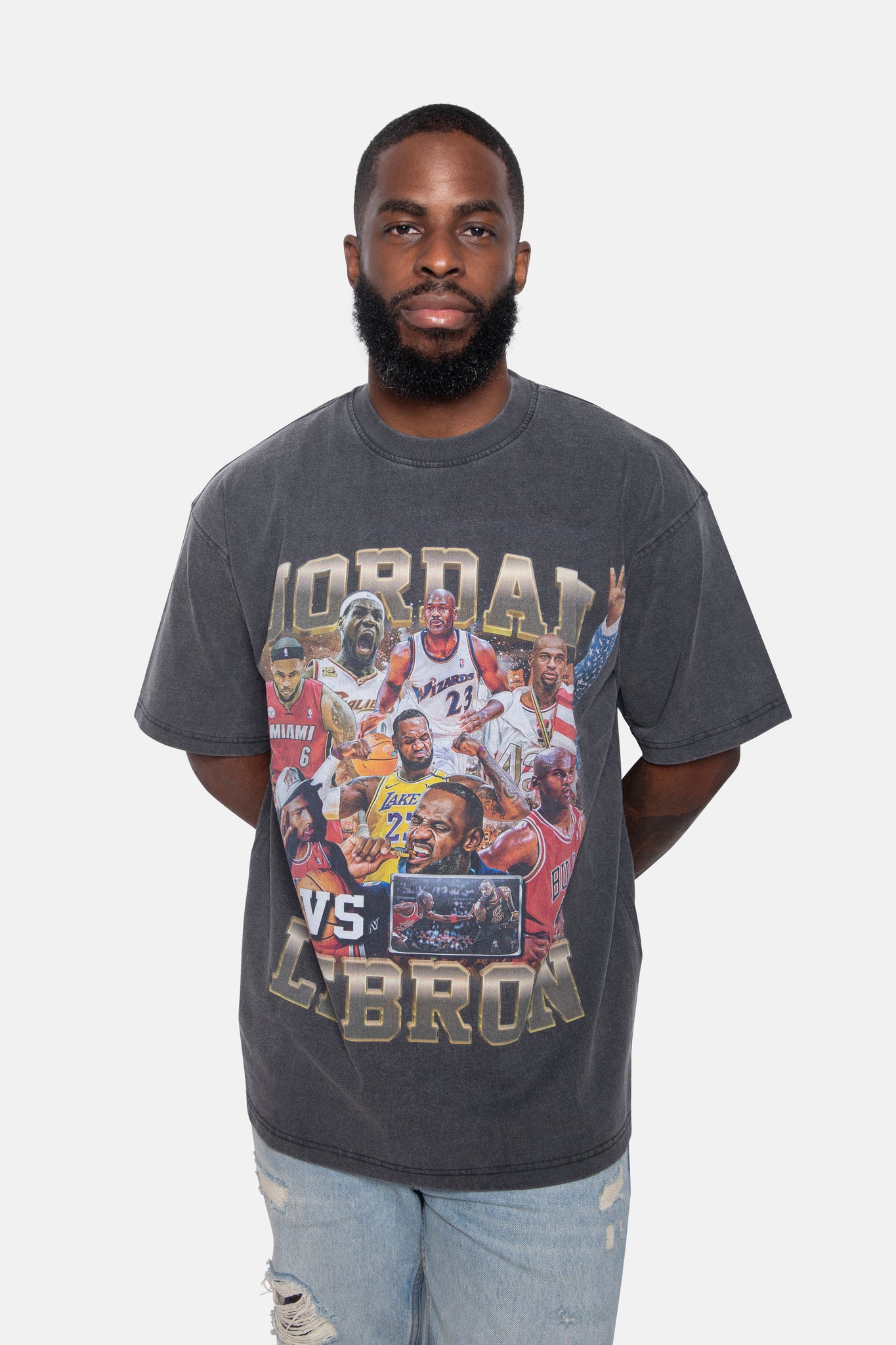 GOAT Debate Vintage Tee – Heavy 250G Loose Fit