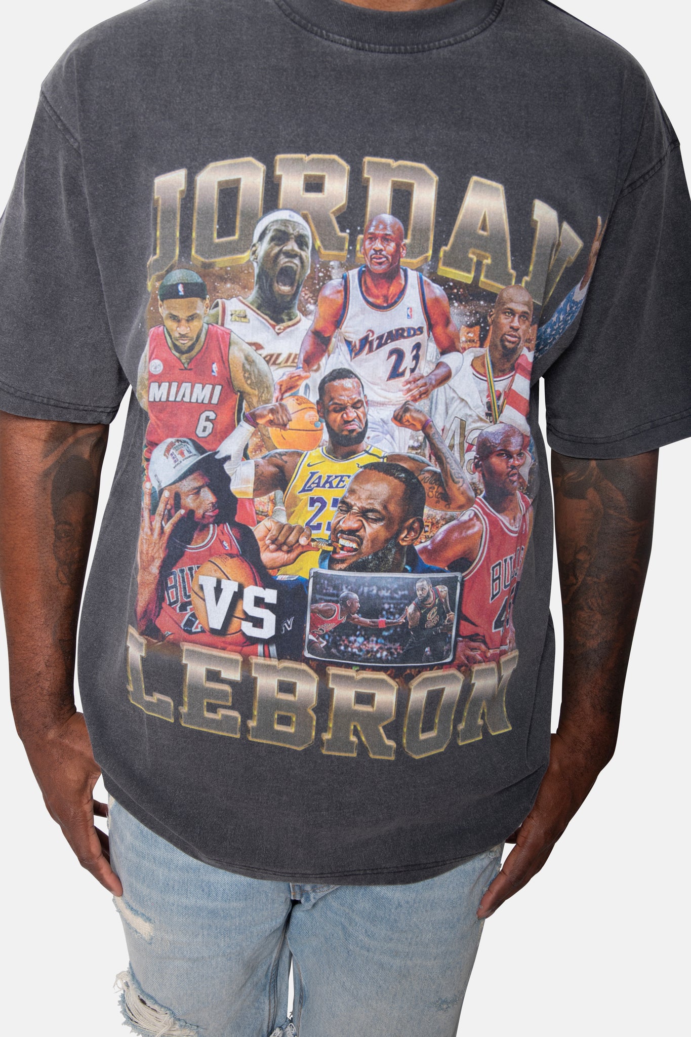 GOAT Debate Vintage Tee – Heavy 250G Loose Fit